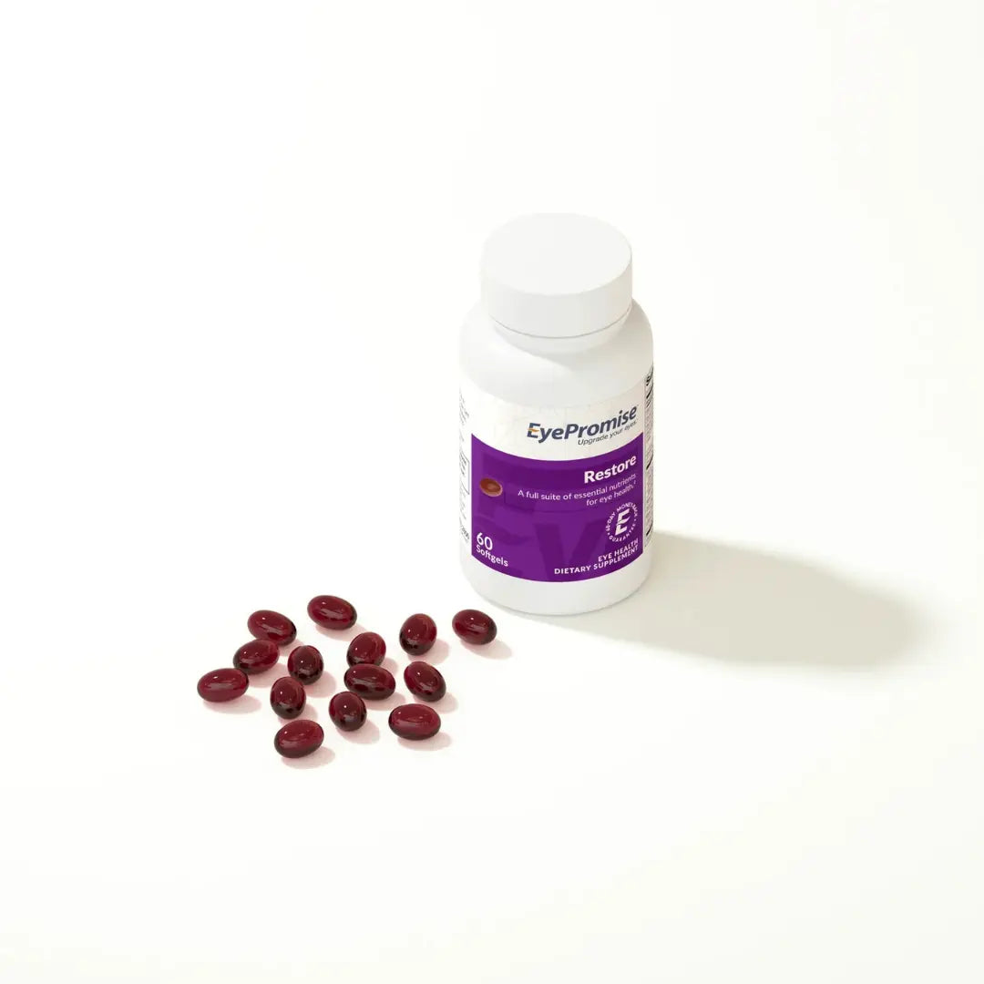 EyePromise Restore eye health dietary supplement bottle